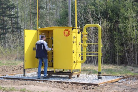 Газ приходит в частные дома на дальних территориях Режа